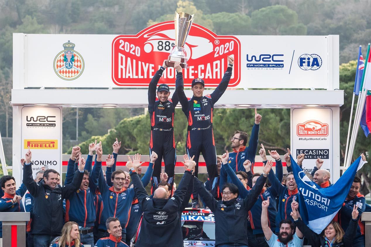 Hyundai gana el Rally de Monte-Carlo 2020: las mejores imágenes