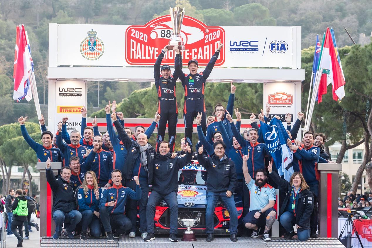Hyundai gana el Rally de Monte-Carlo 2020: las mejores imágenes