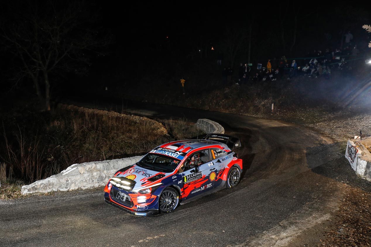 Hyundai gana el Rally de Monte-Carlo 2020: las mejores imágenes