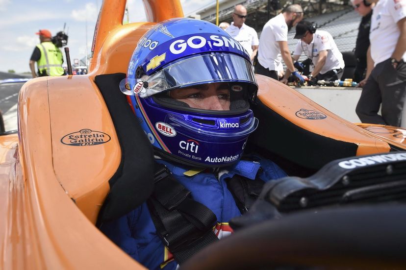 Fernando Alonso en la Indy 500 de 2019