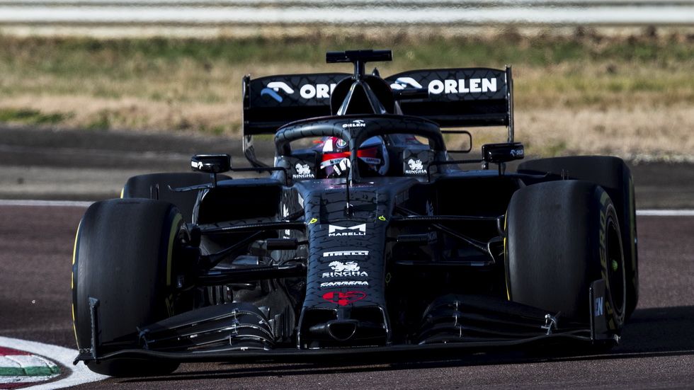Kimi en Fiorano con el Alfa Romeo C39