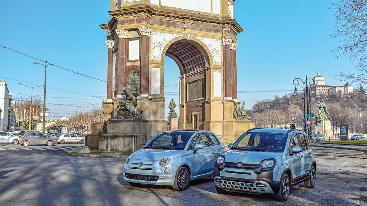 Fiat 500 y Panda Hybrid, las mejores fotos de nuestra primera prueba