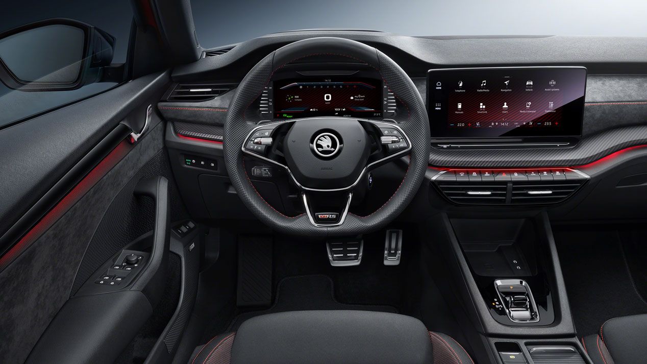 Skoda Octvia RS iV, las mejores fotos de la nueva berlina deportiva e híbrida enchufable