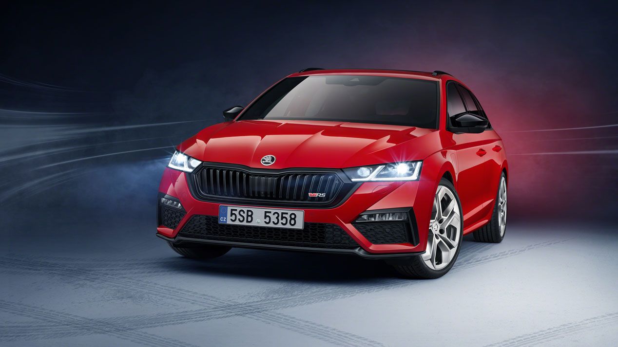 Skoda Octvia RS iV, las mejores fotos de la nueva berlina deportiva e híbrida enchufable