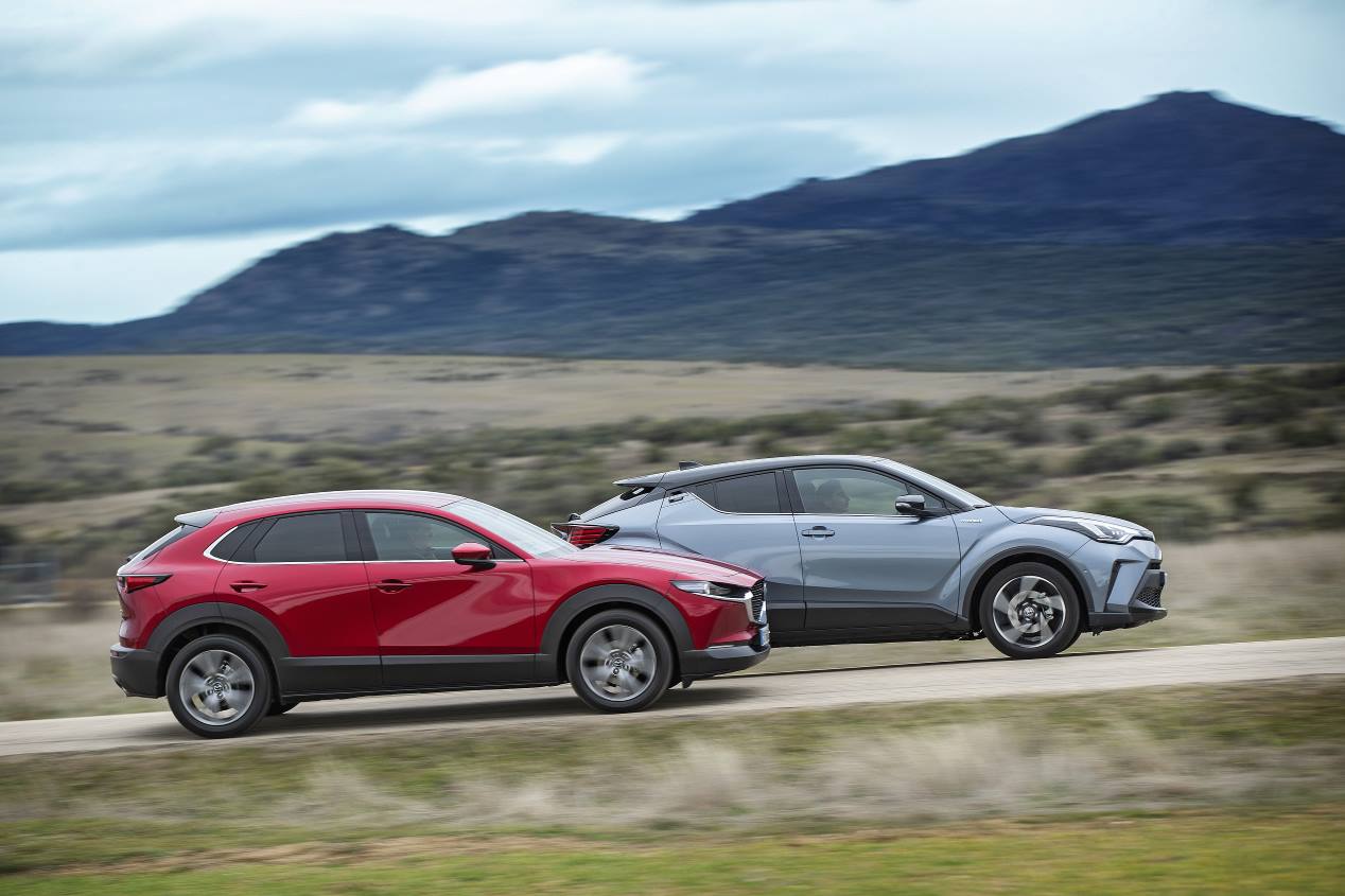 Comparativa SUV: Mazda CX-30 frente Toyota C-HR