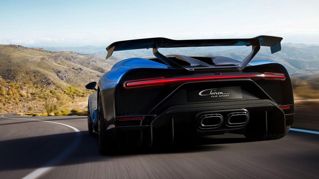 Bugatti Chiron Pur Sport, las mejores fotos del Chiron más dinámico