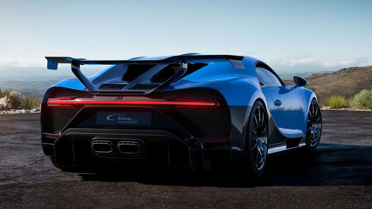 Bugatti Chiron Pur Sport, las mejores fotos del Chiron más dinámico