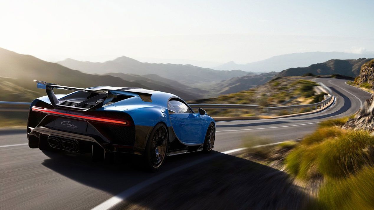 Bugatti Chiron Pur Sport, las mejores fotos del Chiron más dinámico