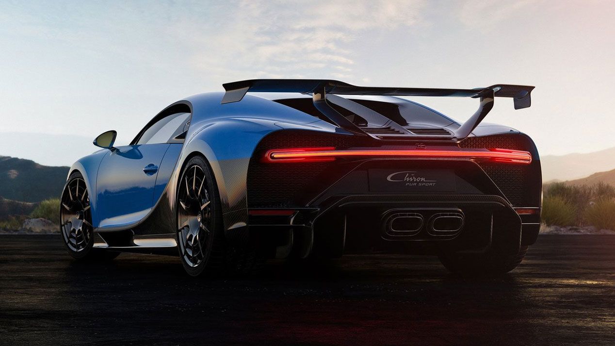 Bugatti Chiron Pur Sport, las mejores fotos del Chiron más dinámico
