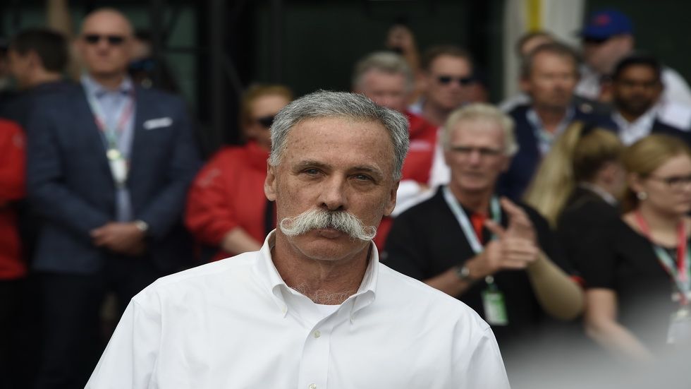 Chase Carey, CEO de la F1, durante la rueda de prensa de hoy en Melbourne