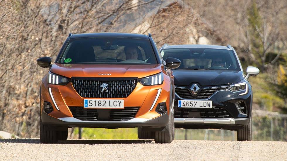 Peugeot 2008 Puretech 155 CV EAT8 frente Renault Captur TCe 155 CV 7EDC; los nuevos SUV urbanos más capaces que nunca. ¿Cuál es mejor?