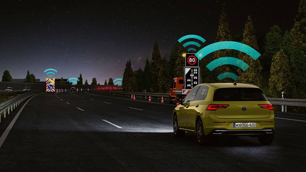 El nuevo VW Golf premiado por Euro NCAP por su tecnología Car2x