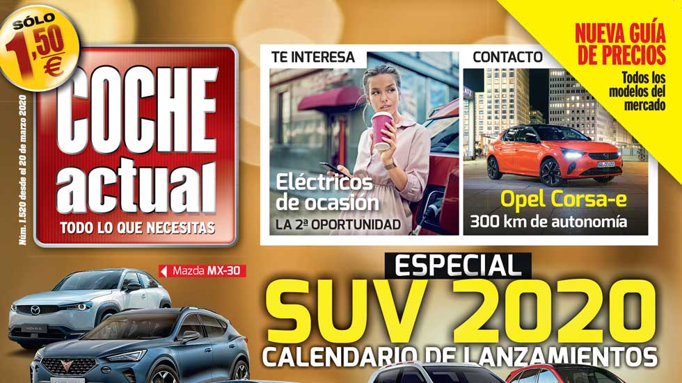La revista COCHE ACTUAL ya está en los kioscos por sólo 1,5 euros