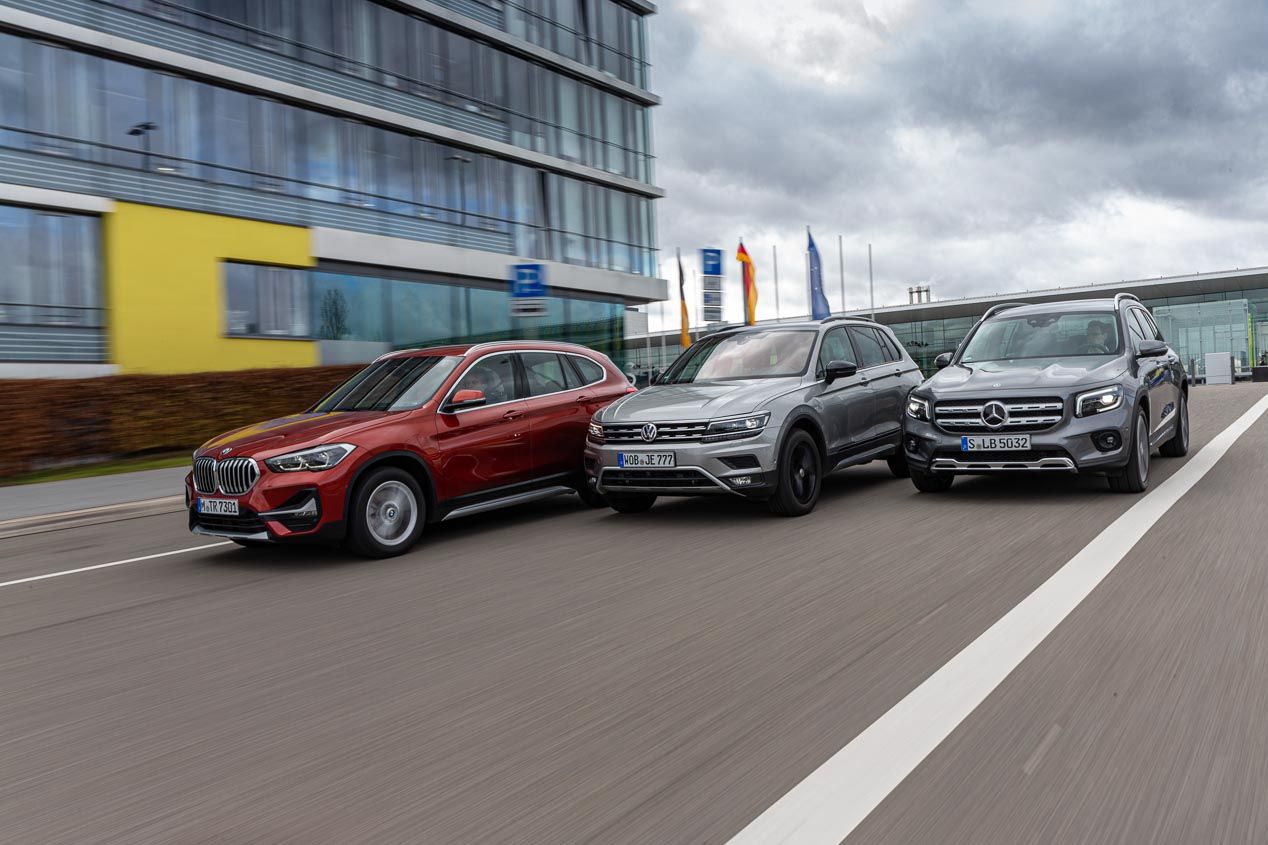 BMW X1 20d XDrive, Mercedes GLB 20d 4Matic y VW Tiguan 2.0 TDi 4Motion, ¿qué SUV es la nueva referencia?