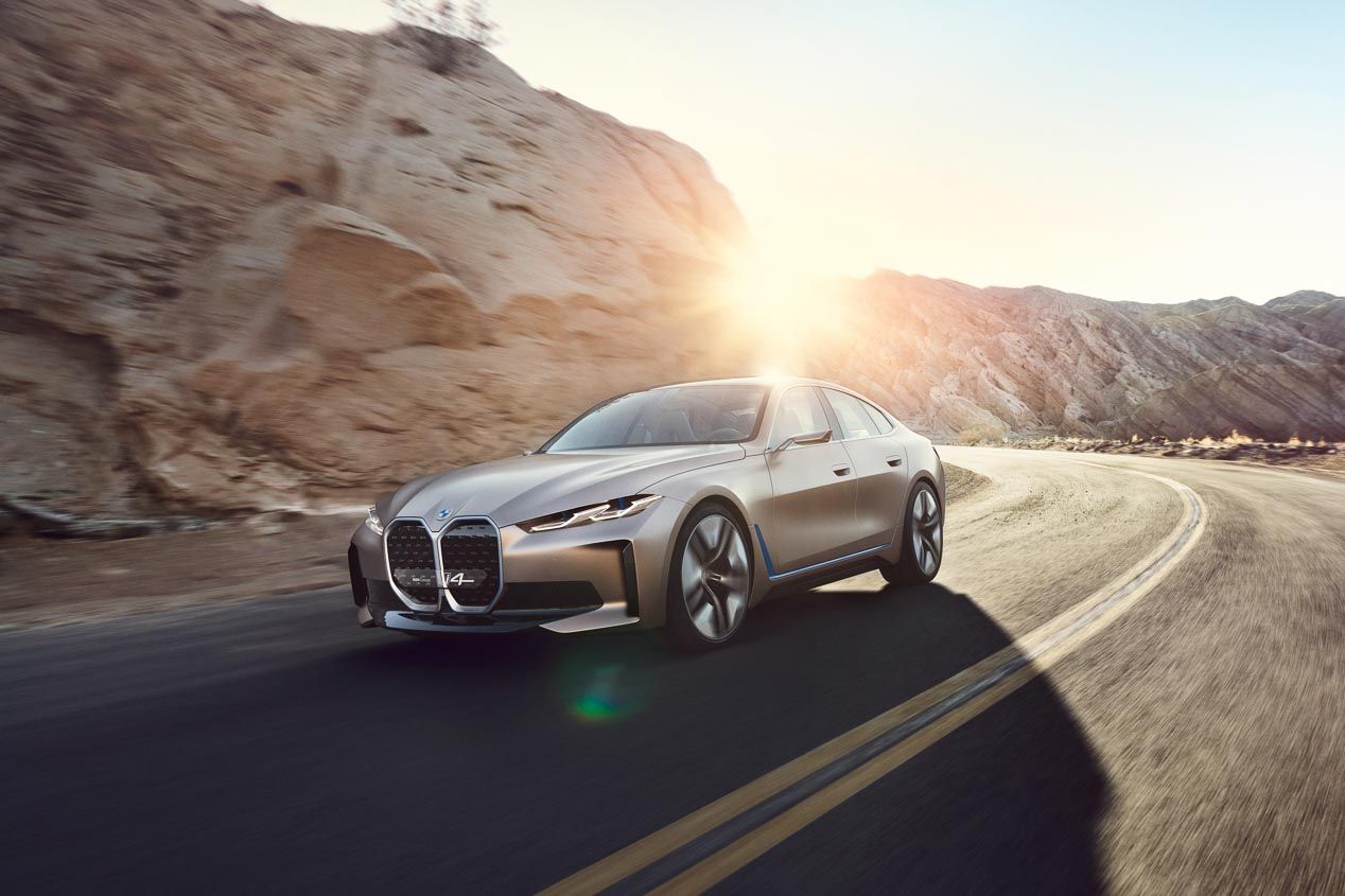 BMW i4: del concept, a la próxima berlina eléctrica de calle de la marca