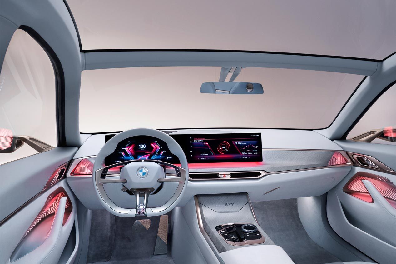 BMW i4: del concept, a la próxima berlina eléctrica de calle de la marca