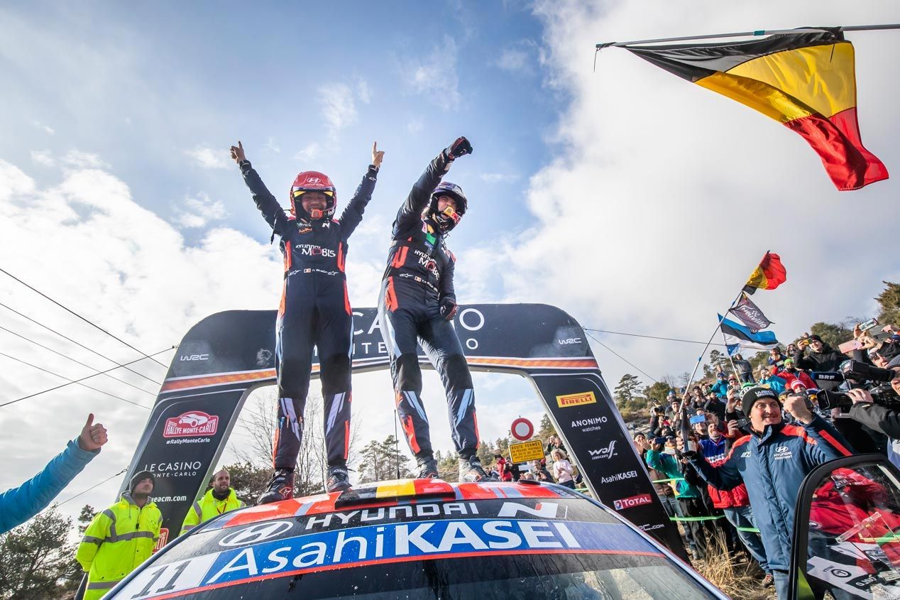Las mejores imágenes del Hyundai i20 Coupé WRC en el Mundial de Rallyes