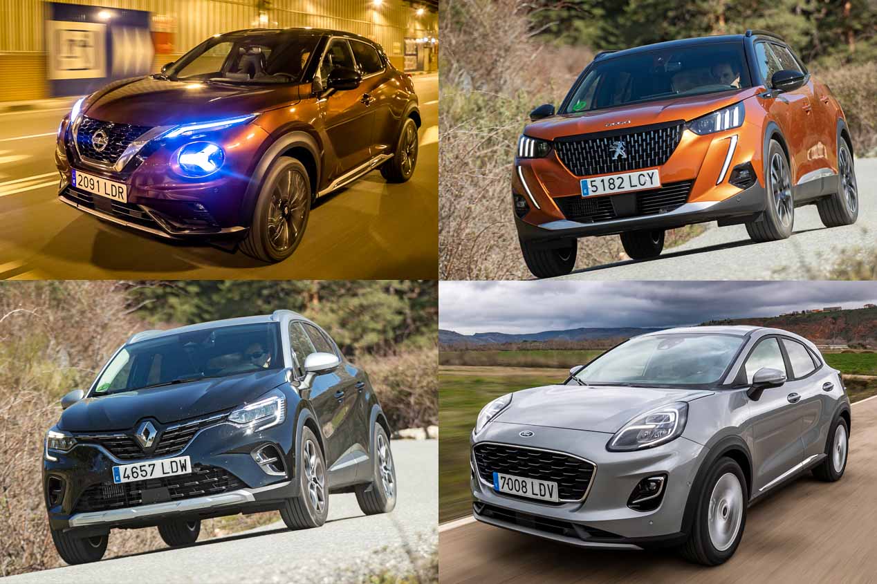 Ford Puma, Nissan Juke, Peugeot 2008 y Renault Captur. ¿En qué destacan y en qué no estos SUV? 