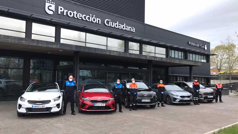 Kia cede sus coches corporativos al personal sanitario español