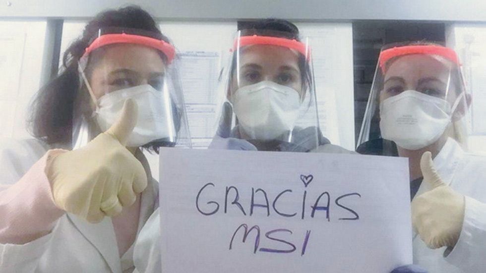 Los sanitarios de muchos hospitales mejor protegidos gracias al MSI