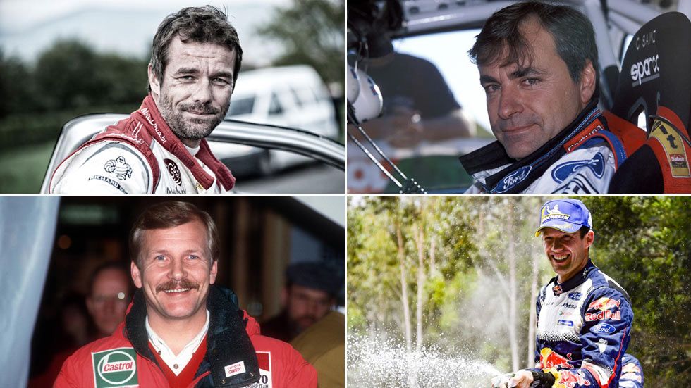Los mejores pilotos de rallyes de la historia: Sainz, Loeb, McRae, Ogier, Kankkunen…