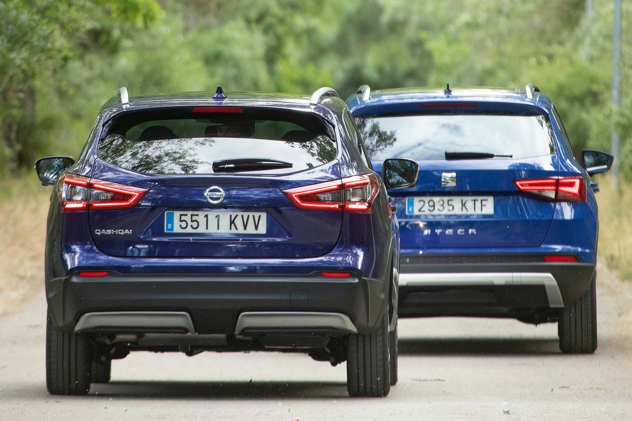 Nissan Qashqai y Seat Ateca, así son las gamas de los SUV líderes