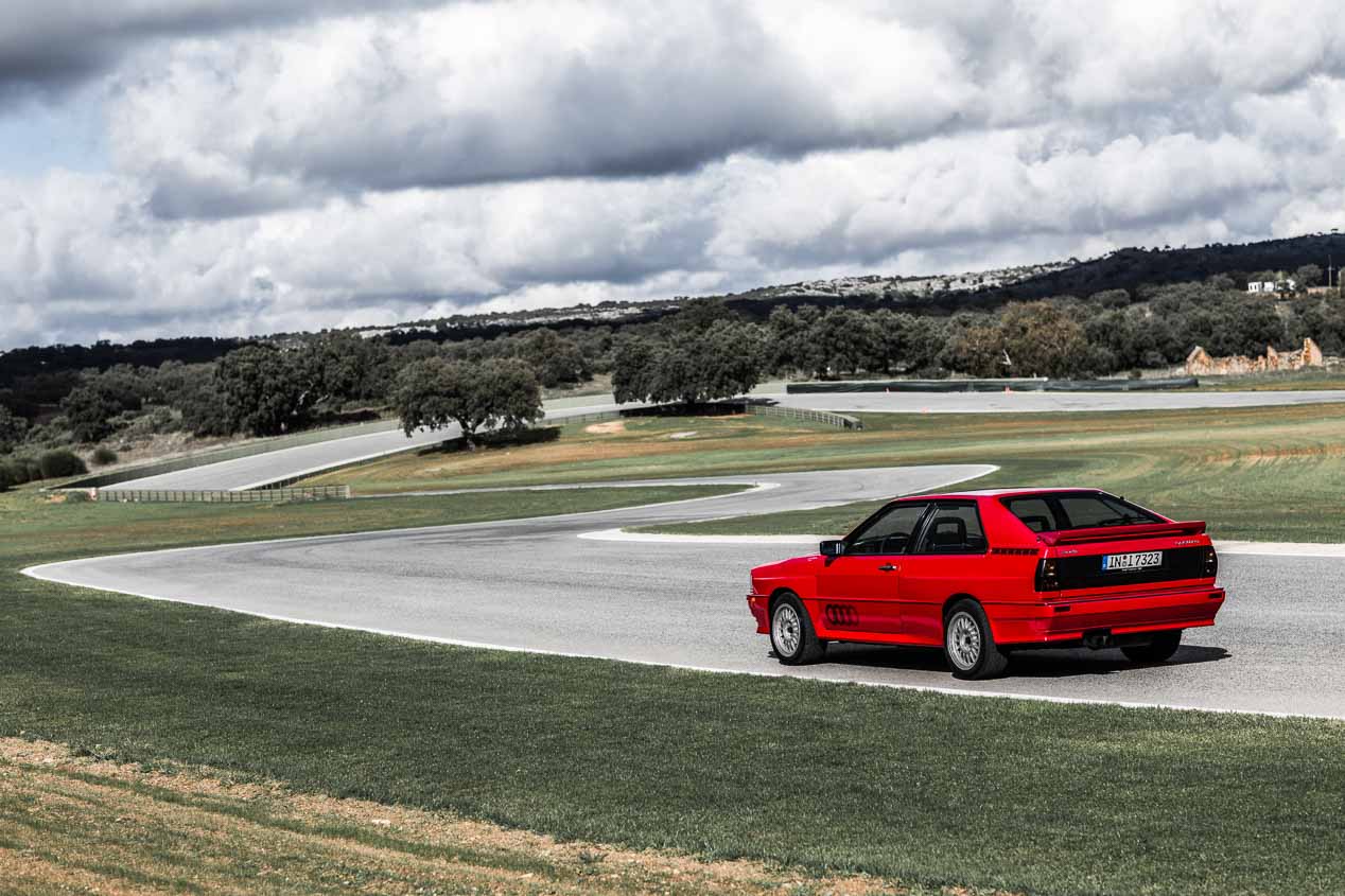 El primer Audi quattro se presentó en el Salón del Automóvil de Ginebra de 1980
