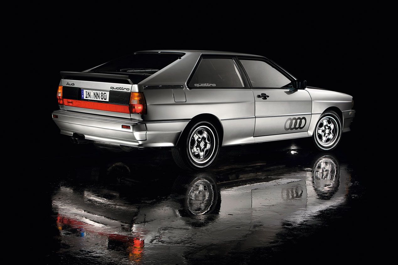 El primer Audi quattro se presentó en el Salón del Automóvil de Ginebra de 1980