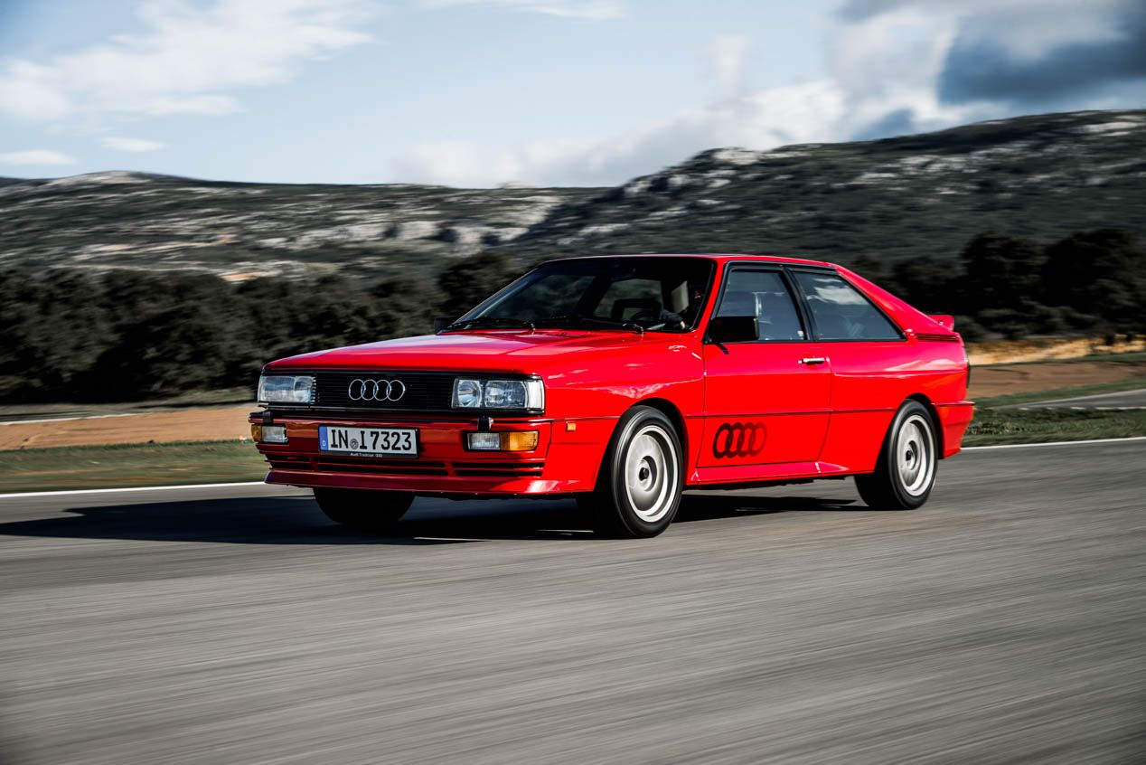 El primer Audi quattro se presentó en el Salón del Automóvil de Ginebra de 1980