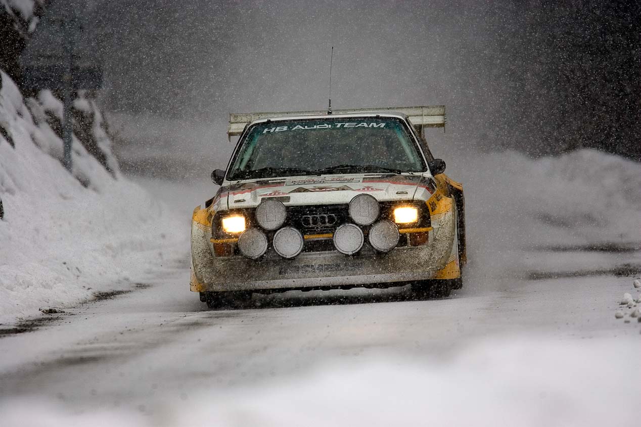 El primer Audi quattro se presentó en el Salón del Automóvil de Ginebra de 1980