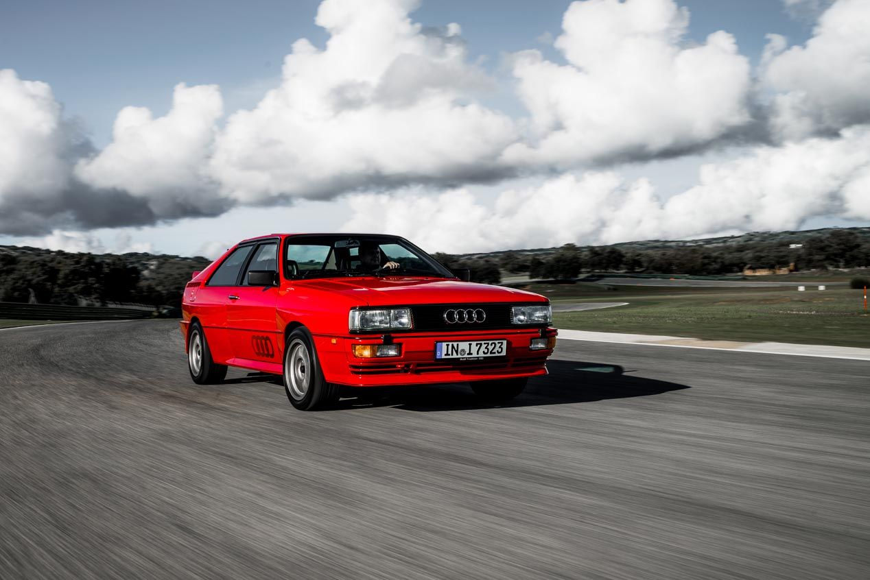 El primer Audi quattro se presentó en el Salón del Automóvil de Ginebra de 1980