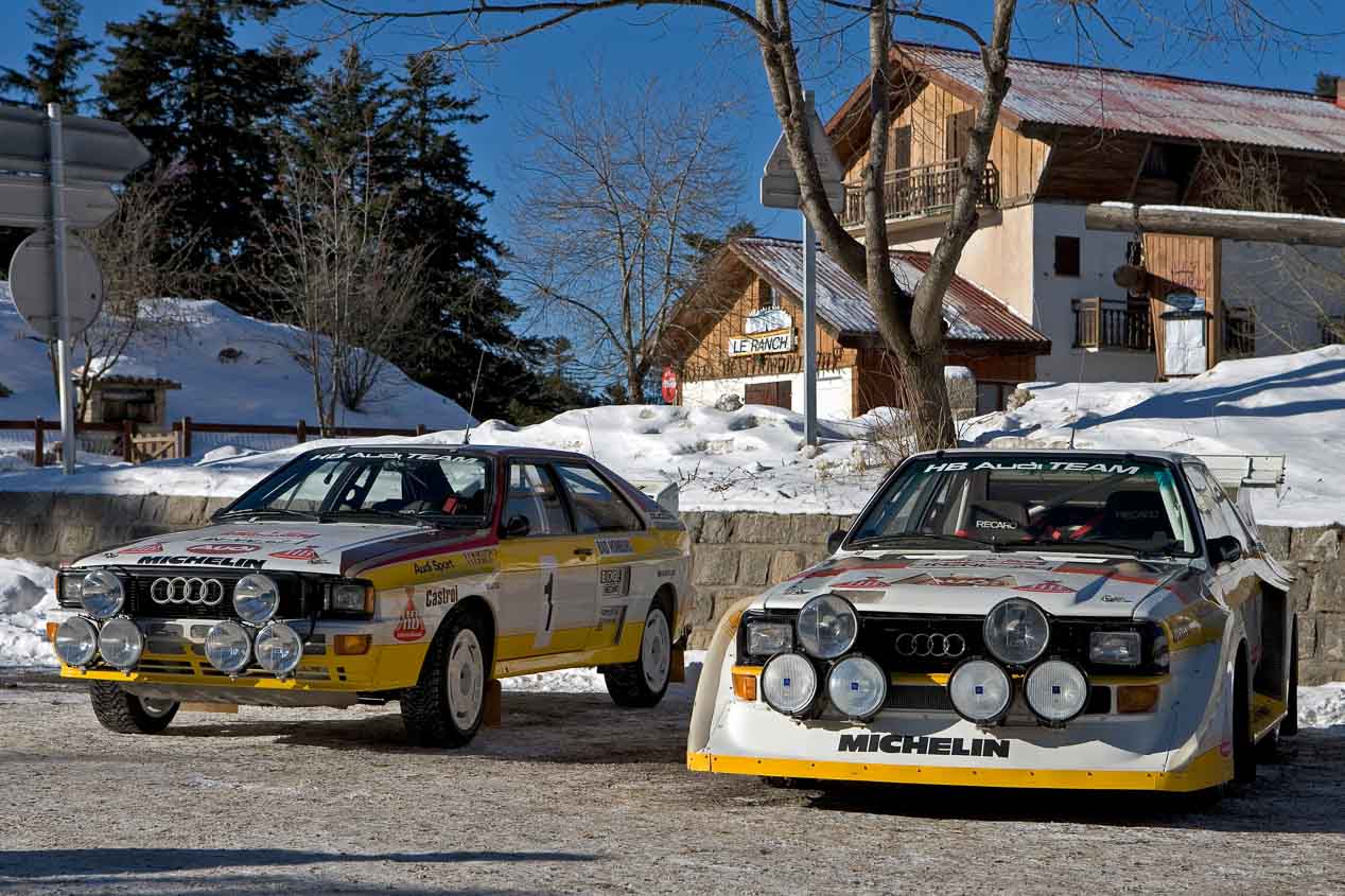 El primer Audi quattro se presentó en el Salón del Automóvil de Ginebra de 1980