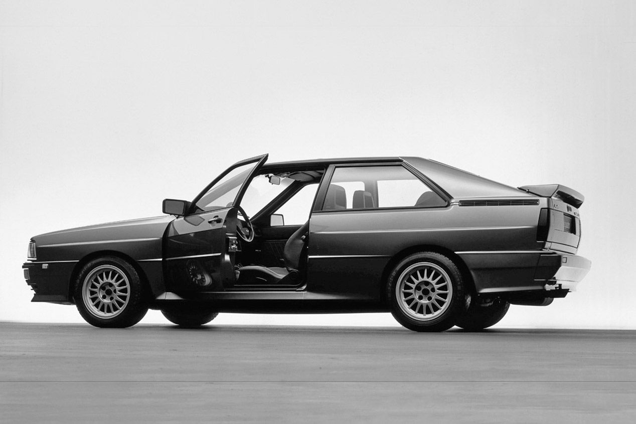El primer Audi quattro se presentó en el Salón del Automóvil de Ginebra de 1980