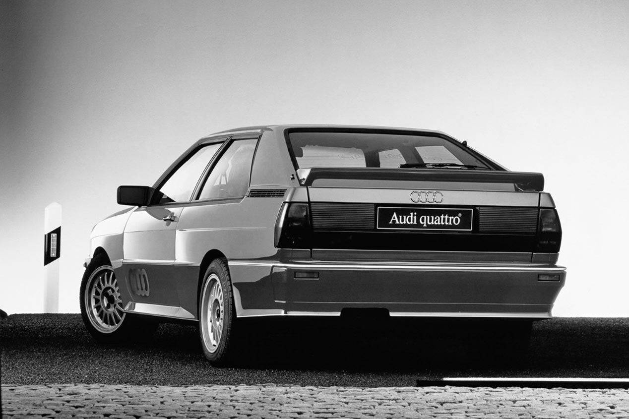El primer Audi quattro se presentó en el Salón del Automóvil de Ginebra de 1980