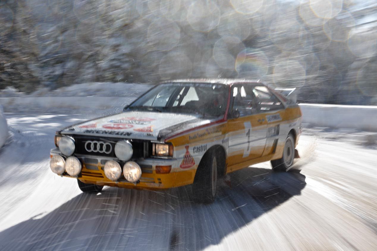El primer Audi quattro se presentó en el Salón del Automóvil de Ginebra de 1980