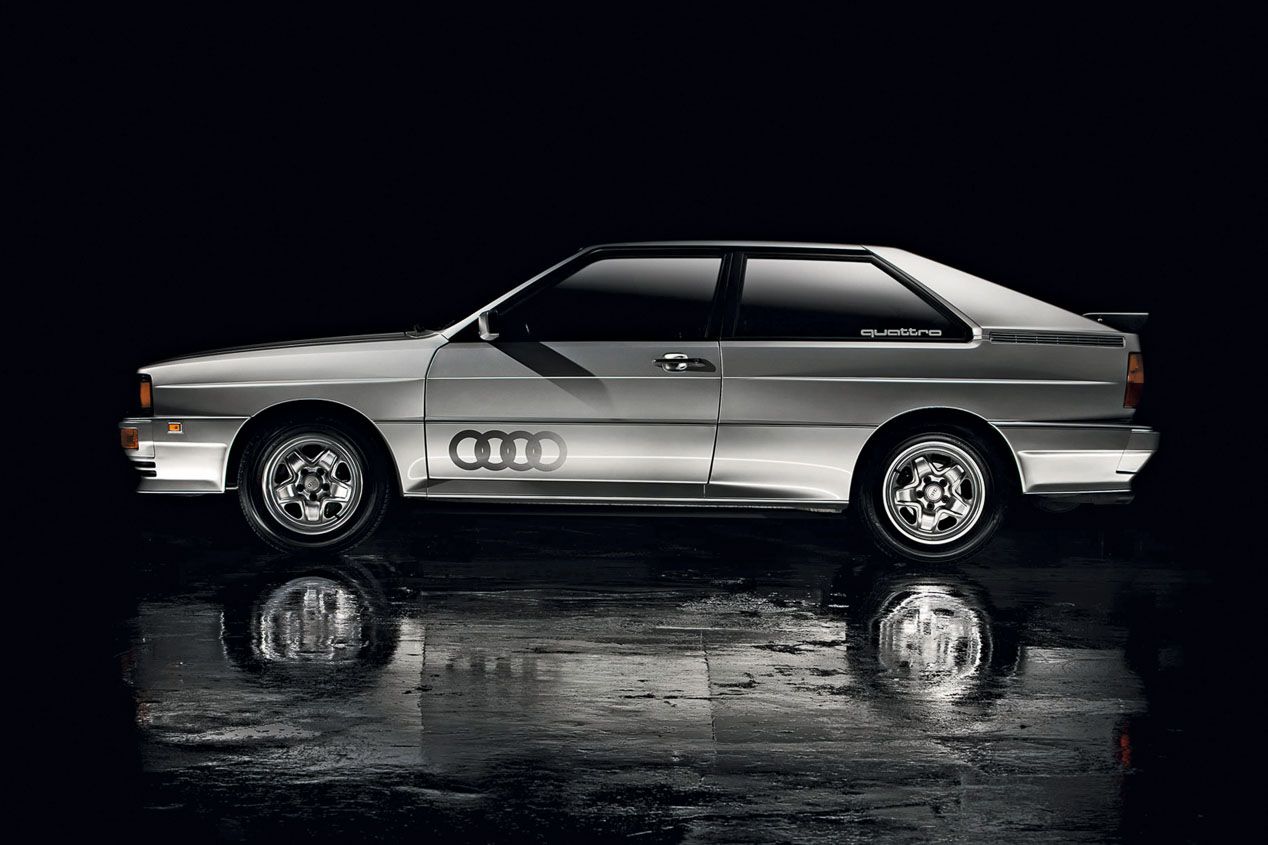 El primer Audi quattro se presentó en el Salón del Automóvil de Ginebra de 1980