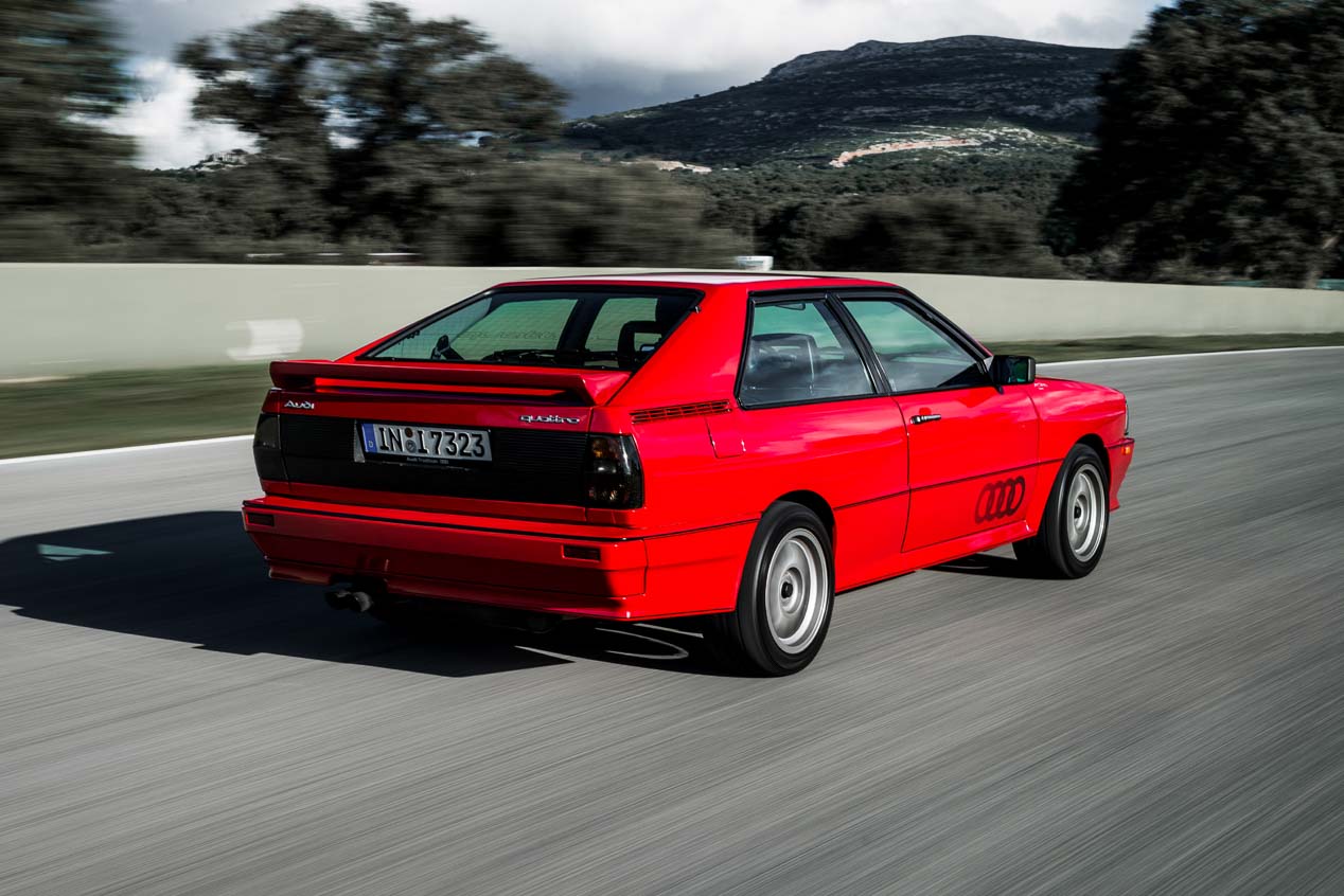 El primer Audi quattro se presentó en el Salón del Automóvil de Ginebra de 1980
