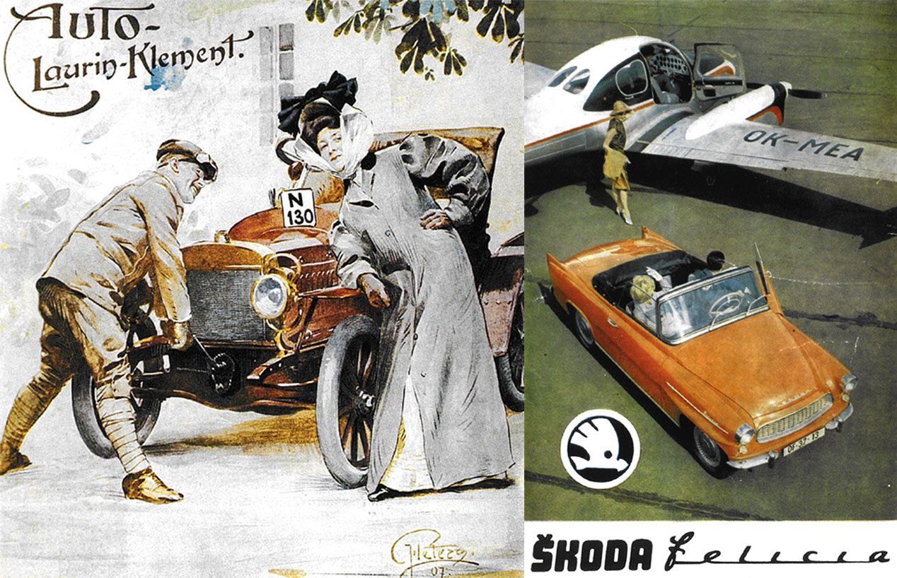 Anuncios de publicidad históricos de Skoda