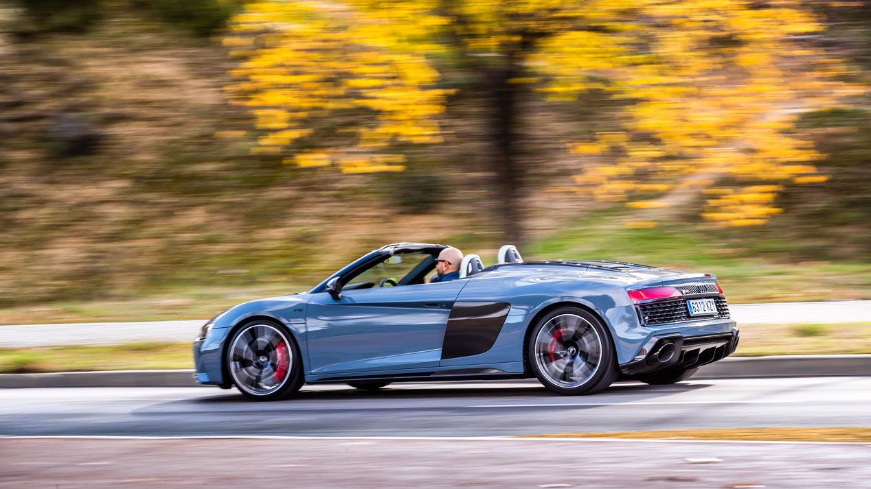 Audi R8 V10 Spyder, las mejores fotos de nuestra prueba del superdeportivo descapotable