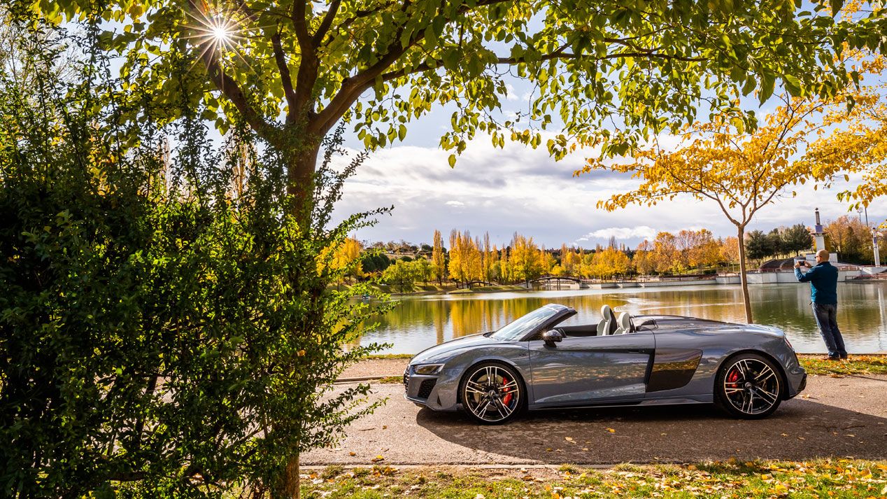 Audi R8 V10 Spyder, las mejores fotos de nuestra prueba del superdeportivo descapotable