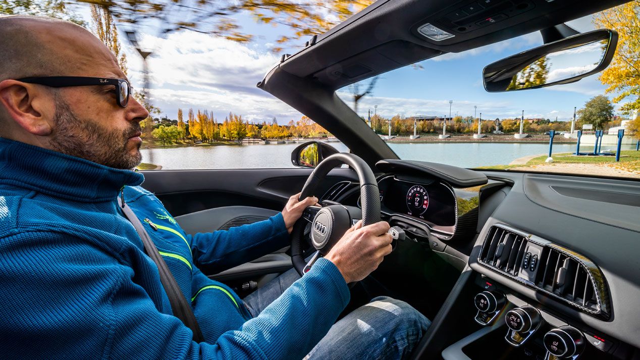 Audi R8 V10 Spyder, las mejores fotos de nuestra prueba del superdeportivo descapotable