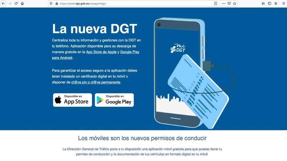 El carné de conducir electrónico de la DGT puede ser ilegal y estudian denunciarlo 