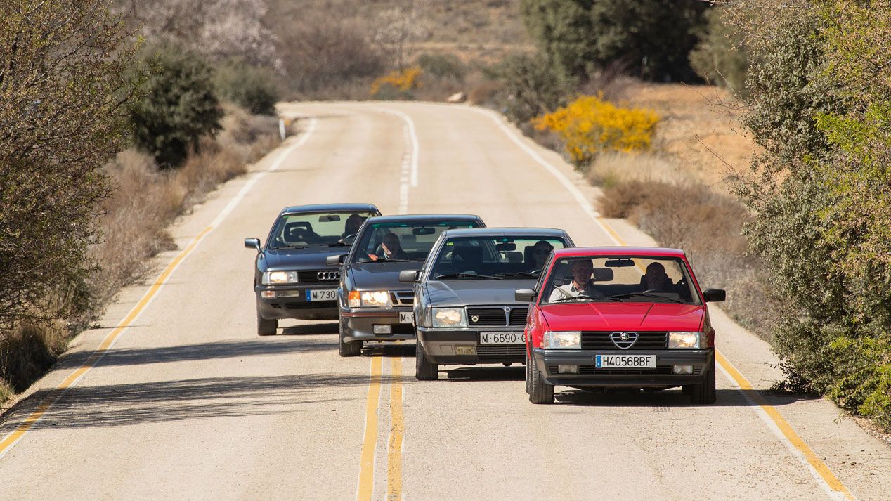 Alfa, Audi, Lancia y Saab, la batalla más reñida de berlinas de los 80