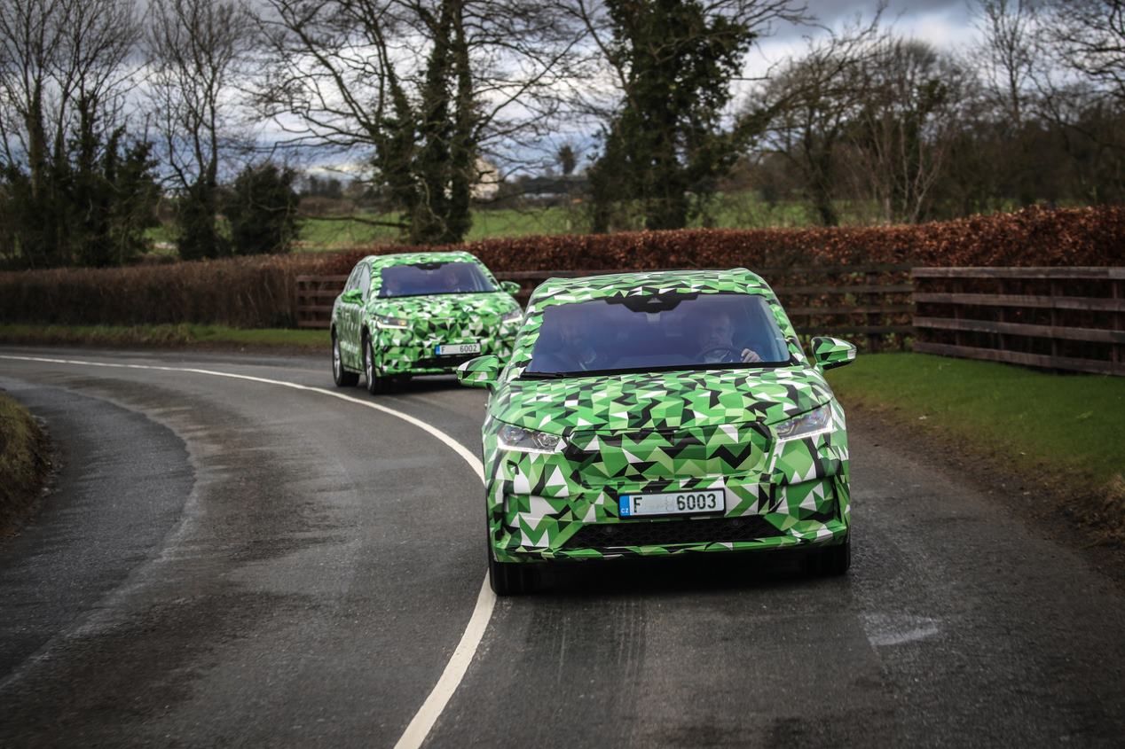 Skoda Enyaq: conducimos el nuevo SUV eléctrico, aun en prototipo