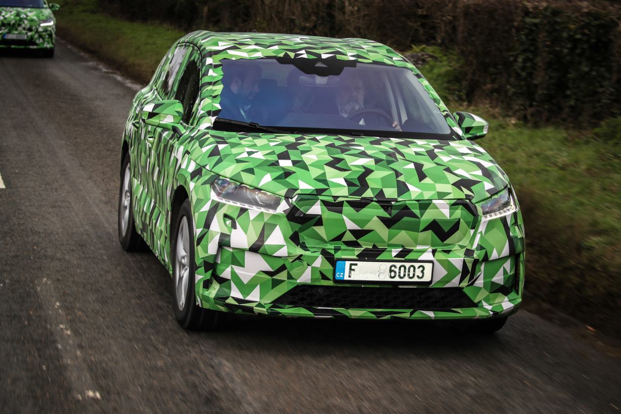 Skoda Enyaq: conducimos el nuevo SUV eléctrico, aun en prototipo