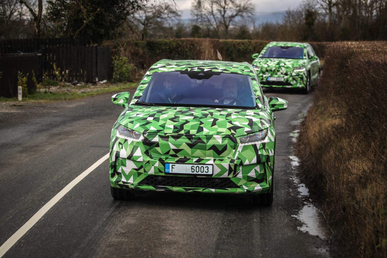 Skoda Enyaq: conducimos el nuevo SUV eléctrico, aun en prototipo