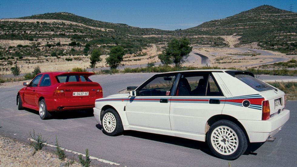 Ford Escort RS Cosworth vs Lancia Delta HF Integrale (prueba original)