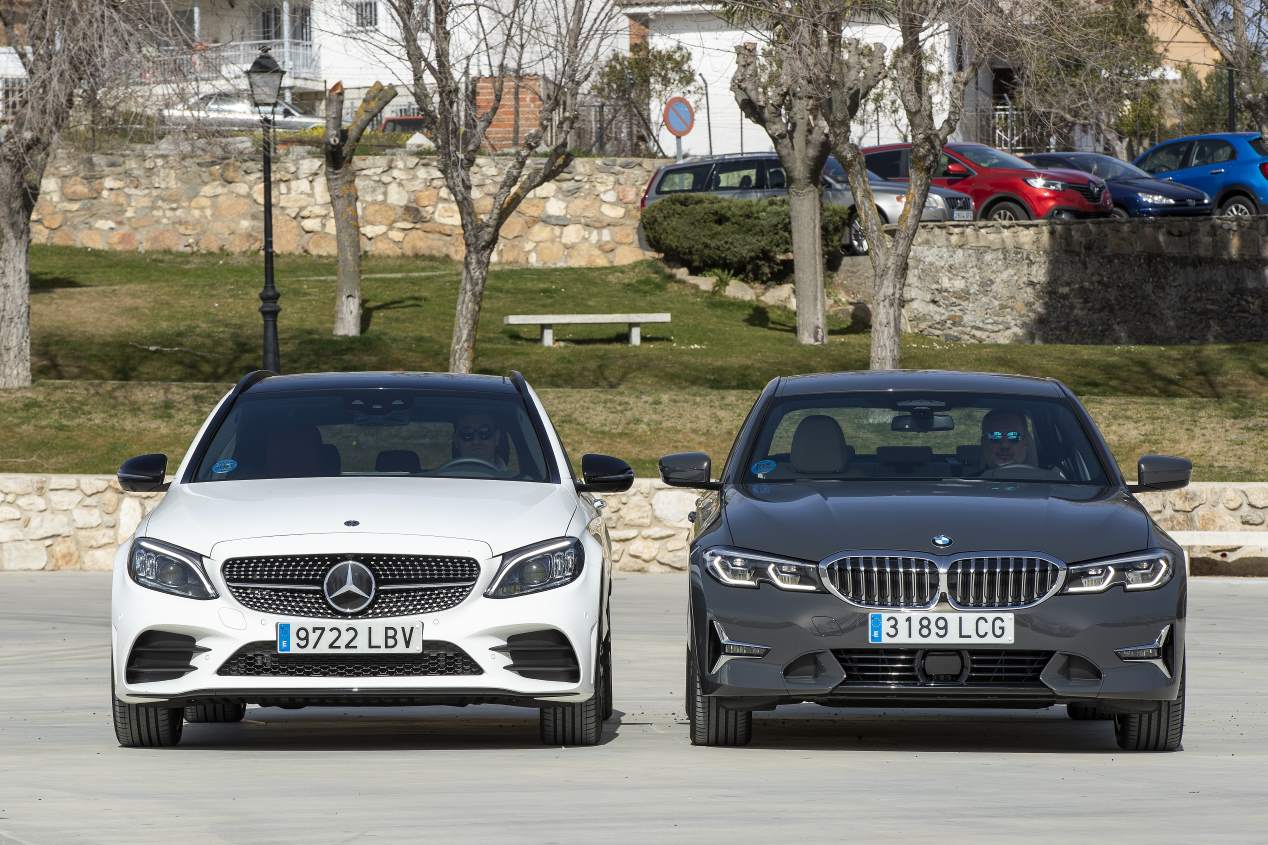 BMW 330e vs Mercedes C 300 de: duelo de berlinas híbridas enchufables