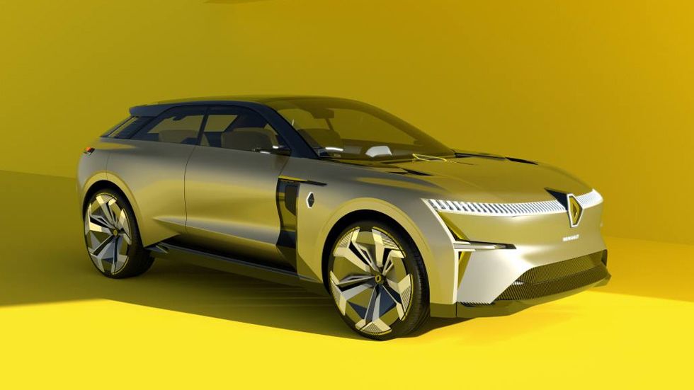 Renault lanzará un nuevo SUV medio eléctrico basado en el Nissan Ariya. | Foto: Renault Morphoz Concept