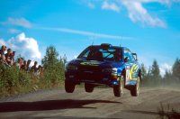 Gronholm, primer líder del Rally de Finlandia Gronholm, primer líder del Rally de Finlandia